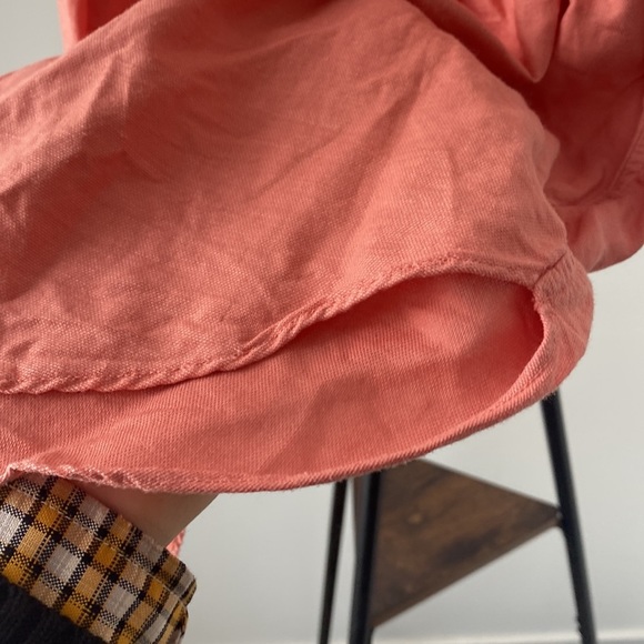 WILFRED ARITZIA Coral Sleeveless Top | Ruffles | Side Slit | Small - Picture 6 of 8